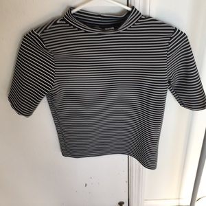 Fitted turtleneck top